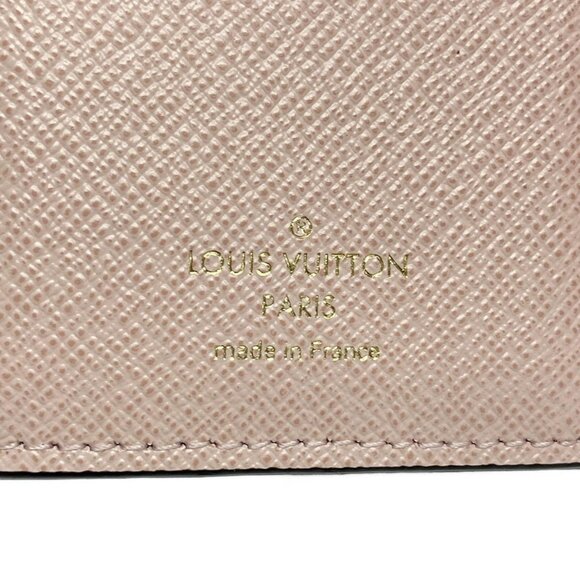 Auth LOUIS VUITTON Portefeuille Victorine M62360 Rose Ballerine Monogram - Picture 9 of 11